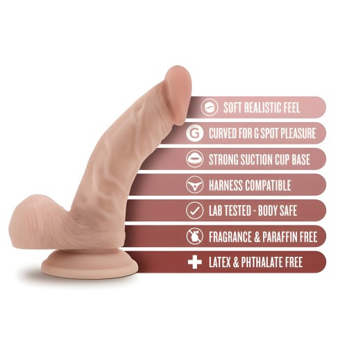 Dildo Dr. Skin Dr. Stephen 6.5 Pulgadas Con Testículos Beige