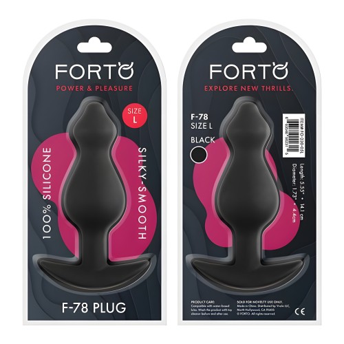 Forto F-78 Pointee Silicone Plug Large