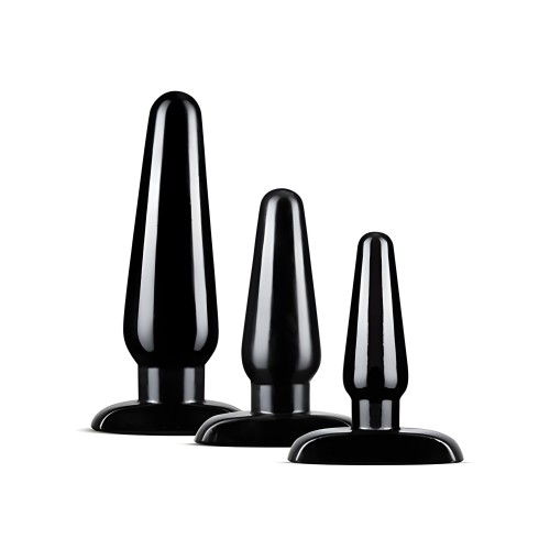 Kit Básico de Tapones Anales Anal Adventures Negro