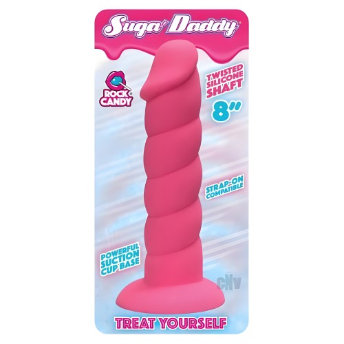 Rock Candy Suga-Daddy 8-Inch Realistic Dildo - Blue