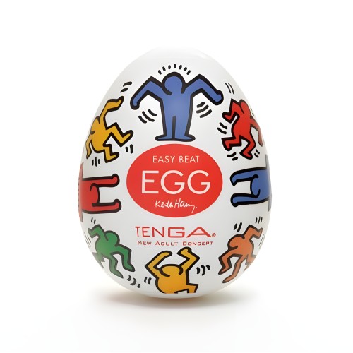 Tenga Keith Haring Egg Dance Stroker - Divertido y Lúdico