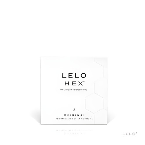 Lelo Hex Original Condoms 3-pack