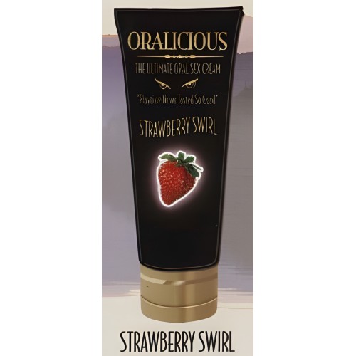 Crema Oralicious Sabor Fresa para Sexo Oral 2oz