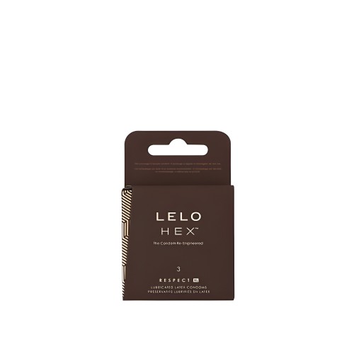 Lelo Hex Respect Xl Condoms 3-pack
