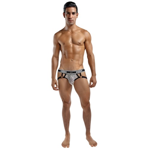 Jock Strap Peep Show Ring Blanco L/XL