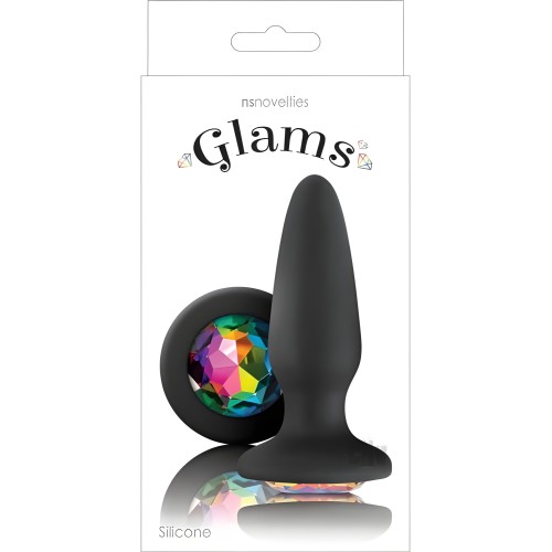 Tapón Anal Gemas Arcoíris Glams