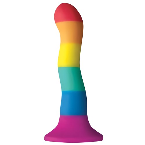 NS Novelties Colours - Pride Edition - 6in Wave Dildo - Rainbow