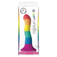 NS Novelties Colours - Pride Edition - 6in Wave Dildo - Rainbow