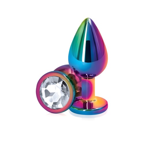 Rear Assets Multicolor Medium Butt Plug