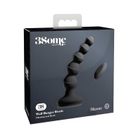 3some Wall Banger Beads - Recargable Negro