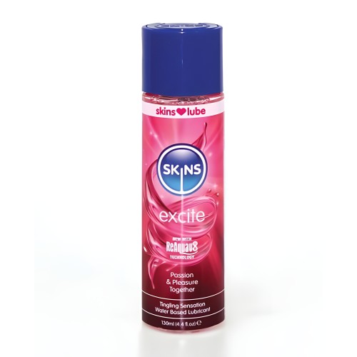 Lubricante a Base de Agua Skins Excite 4 Oz.