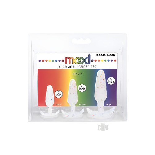 Mood Pride Anal Training Set 3-piece - Vibrant Colors