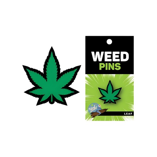 Pin de Hoja de Marihuana Verde