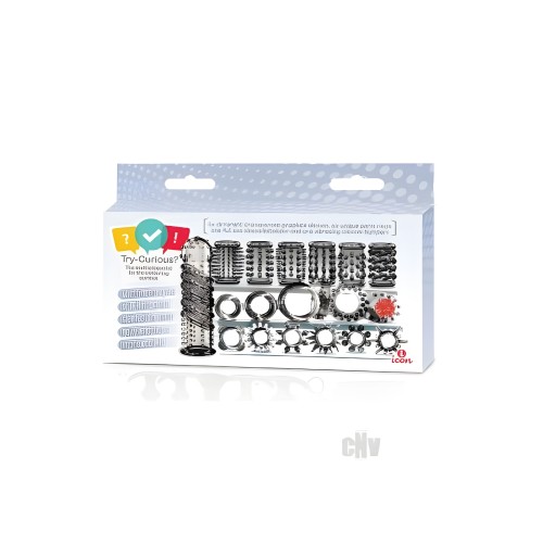 Icon Try-Curious Cock Ring & Sleeve Set