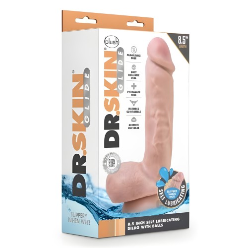 Dr. Skin Glide Dildo de 8.5" Auto-lubricante
