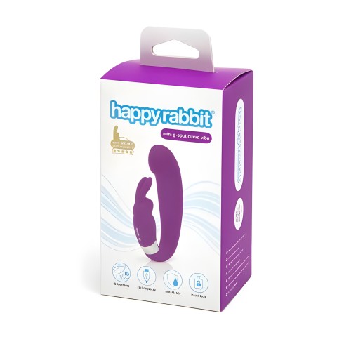 Vibrador Curvo G-spot Clitoral Happy Rabbit