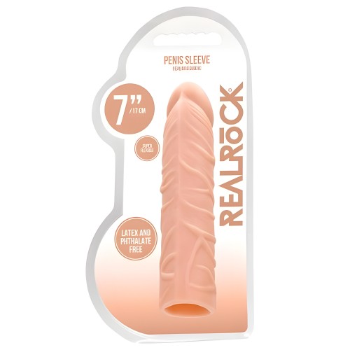 Extensor de Pene Real Rock - 7" - 17.5 Cm - Vainilla