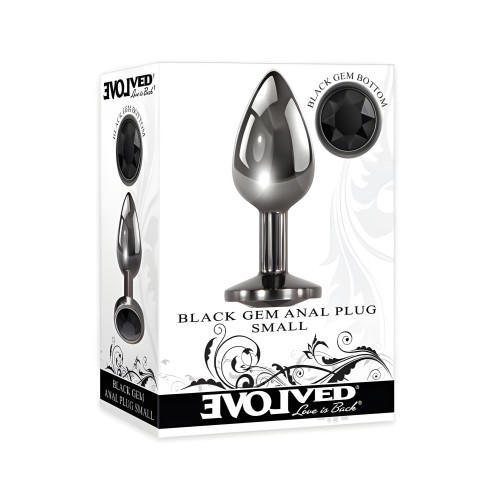 Plug Anal Pequeño Evolved Black Gem