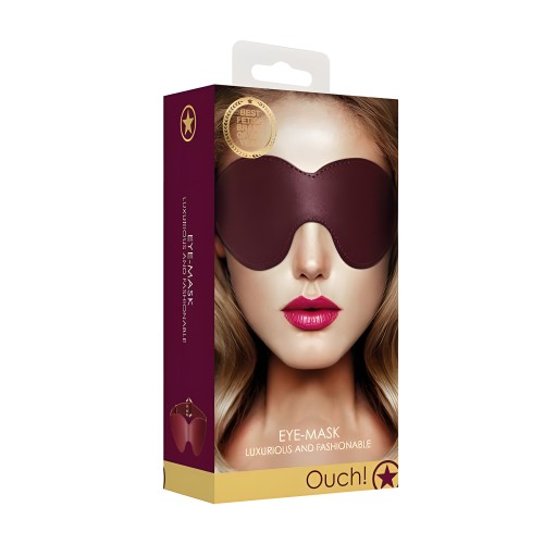 Ouch Halo Eyemask - Burgundy