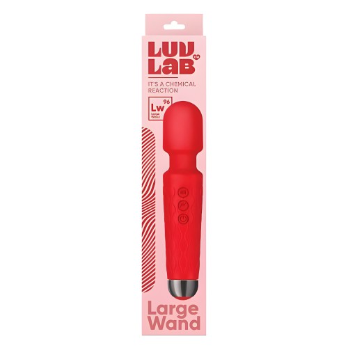 Luv Lab Lw96 Large Wand Silicone Red