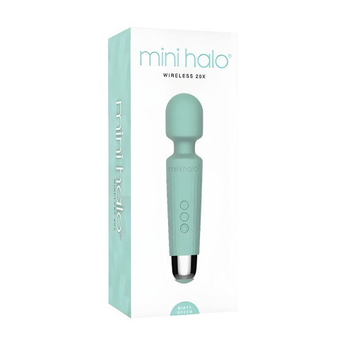 Varita Inalámbrica Mini Halo 20x Silicona Verde Menta