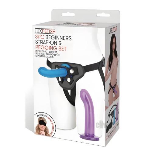 Lux Fetish Beginners Strap-on Pegging Set