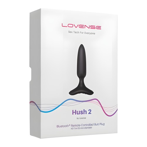 Lovense Hush 2 Butt Plug - Black