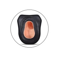 Erection Assistant Hollow Strap-on 8 In. White - Enhance Performance