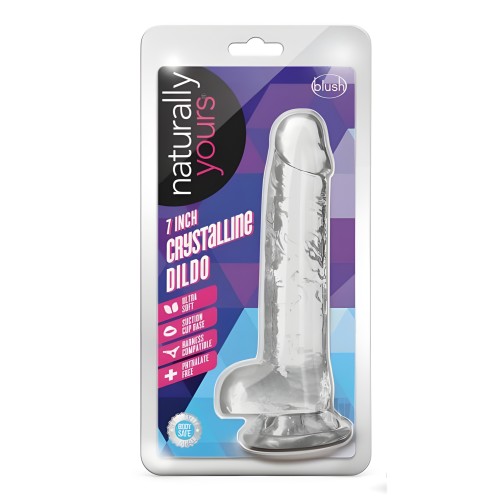 Naturally Yours Crystalline Dildo 7 In. Diamond