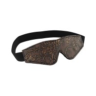 Antifaz Floral Marrón para Juego Sensorial