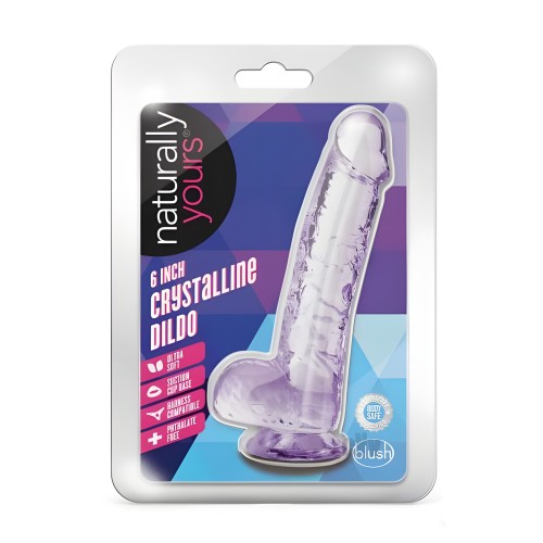 Naturally Yours Dildo | 6 In. | Amethyst