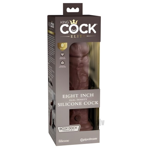 King Cock Elite Dual-density Cock - 8 In. Brown