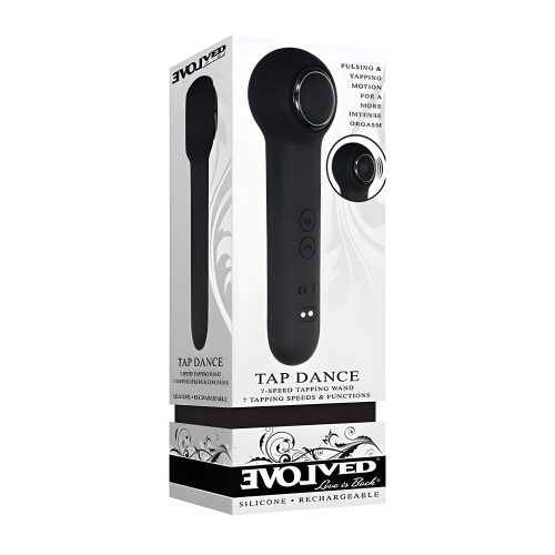Evolved Tap Dance Rechargeable Silicone Black