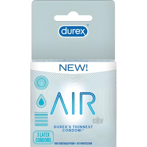 Condones Durex Air (Paquete de 3)
