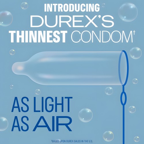 Condones Durex Air (Paquete de 3)