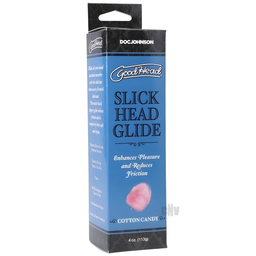 Goodhead Slick Head Glide - Sabor Algodón de Azúcar