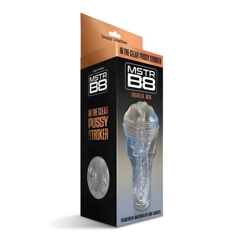 Stroker Mstr B8 en Clear Pussy Canister