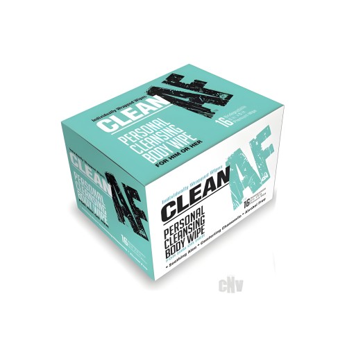 Clean Af Wipes Box Of 16