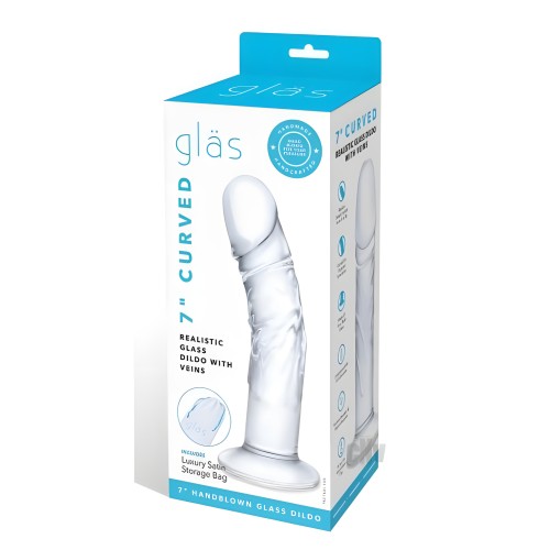 Glas Curved Realistic Glass Dildo
