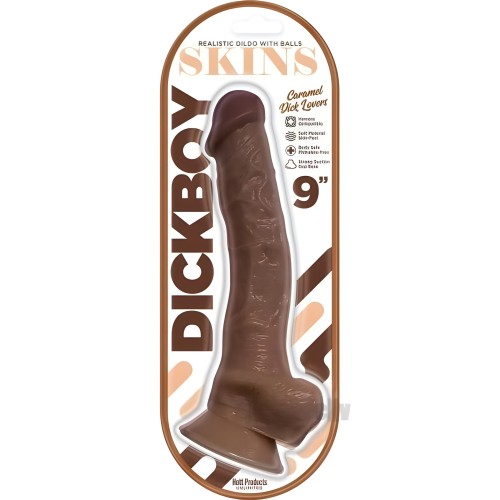 Dickboy Skins Dildo 9 In. Amantes del Caramelo