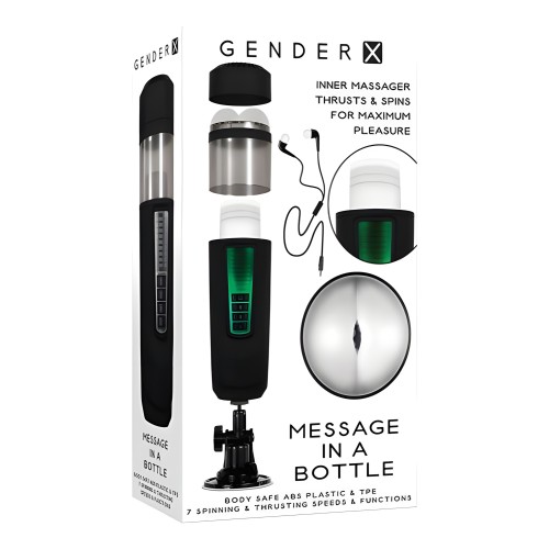 Gender X Message In A Bottle - Black
