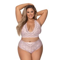 Conjunto Cami y Short Magic Silk Seabreeze - Blush