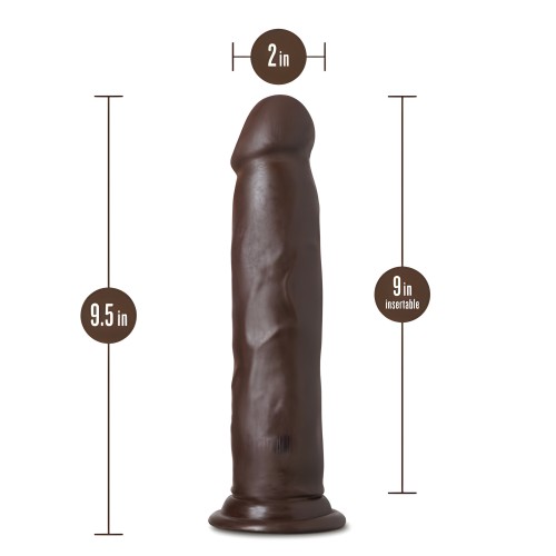 Au Naturel Jackson Dong 9 In. - Realistic Chocolate Dildo