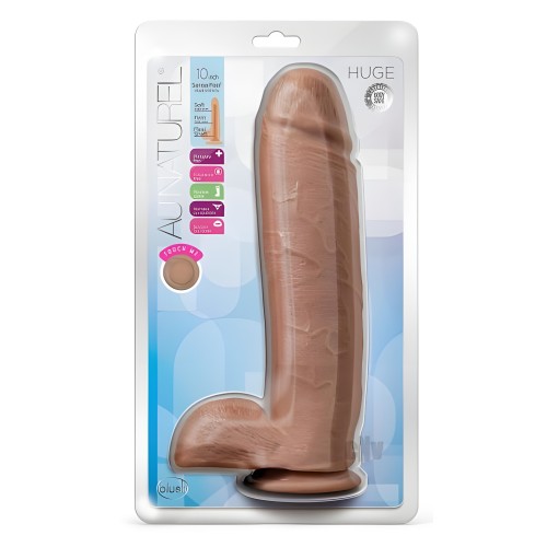 Au Naturel Huge Dildo 10 Pulgadas Mocha