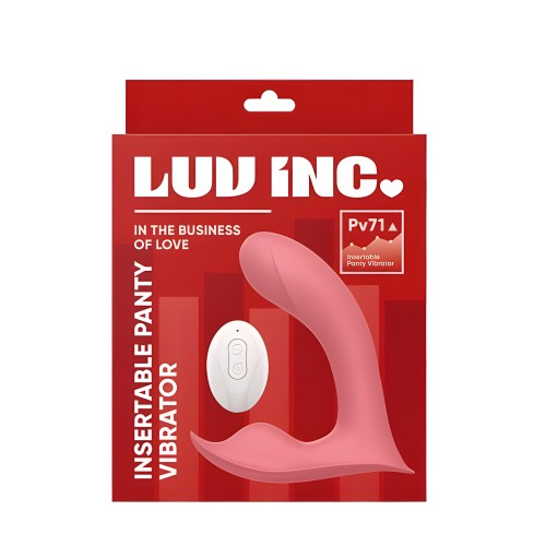 Vibrador de Panty Insertable Luv Inc Pv71 Taupe