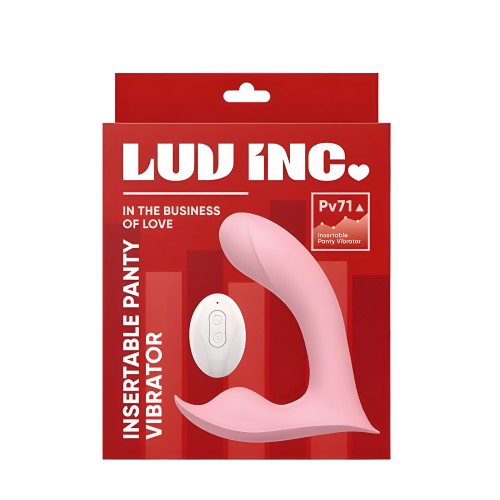 Luv Inc Pv71 Insertable Panty Vibrator