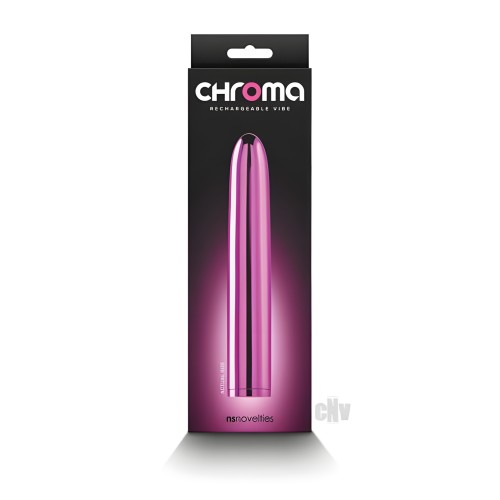 Chroma Vibrador de 7 Pulgadas - Rosa