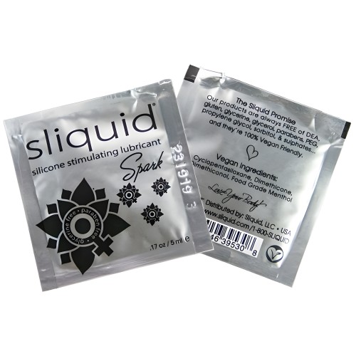 Sliquid Naturals Spark Pillows (200/bolsa) .17oz - Estimulante