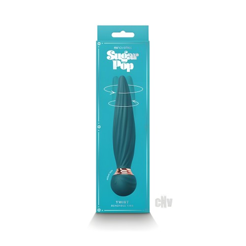 Sugar Pop Twist Gyrating Vibrator Teal
