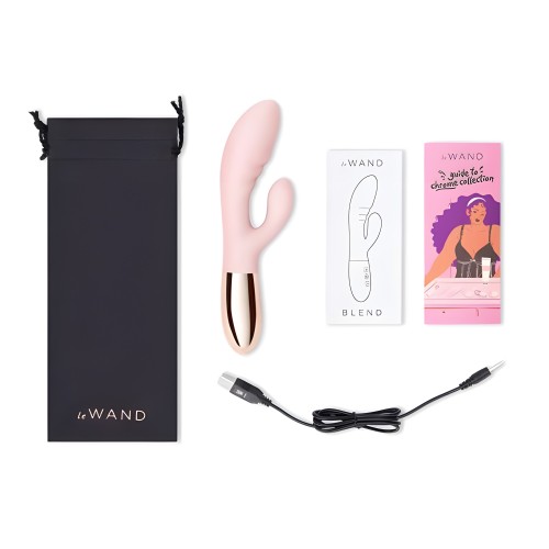 Vibrador Recargable de Conejo de Doble Motor Le Wand Blend - Oro Rosa